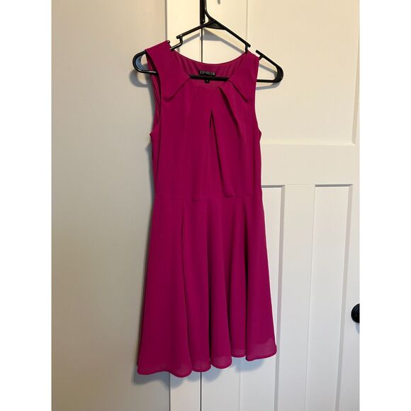 EXPRESS Women's Date-Night Dress, Size 2, Hot Pink - Picture 1 of 6